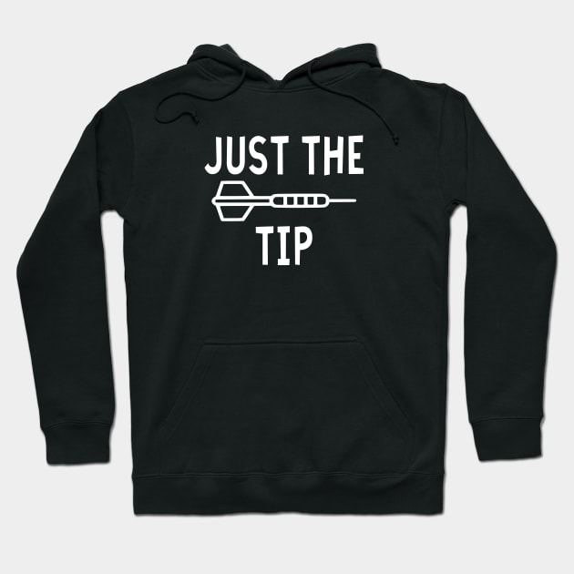 Just The Tip - Dart Pin Hoodie by jpmariano